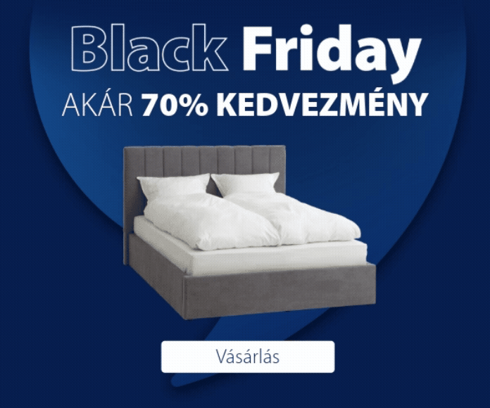 Black Friday - Akár 70% kedvezmény